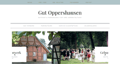 Desktop Screenshot of gut-oppershausen.de